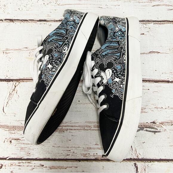 DISNEY PARKS Authentic All Over Print Men’s Shoes Sz 7 - Picture 8 of 10
